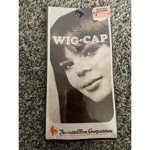 Vintage Wig-Cap Accurate Box Corporation Made In The USA #1200 New